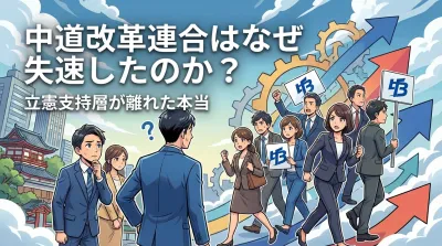 中道改革連合はなぜ失速したのか？立憲支持層が離れた本当の理由と今後の展望