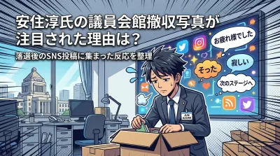 安住淳氏の議員会館撤収写真が注目された理由は？落選後のSNS投稿に集まった反応を整理