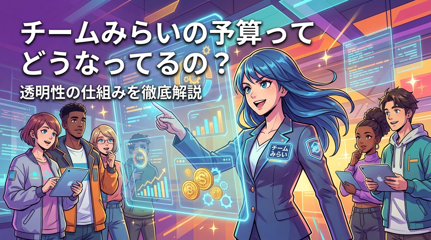 チームみらいの予算ってどうなってるの?透明性の仕組みを徹底解説