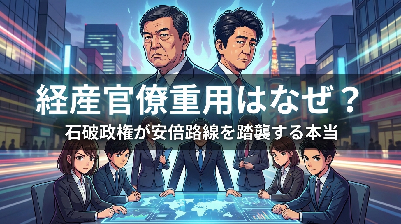 経産官僚重用はなぜ?石破政権が安倍路線を踏襲する本当の理由