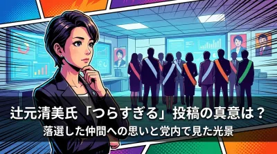 辻元清美氏「つらすぎる」投稿の真意は？落選した仲間への思いと党内で見た光景