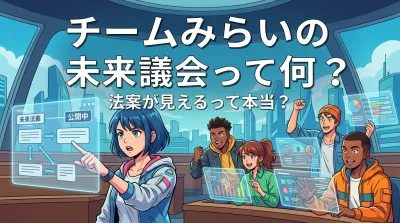 チームみらいの未来議会って何？法案が見えるって本当？