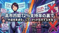 高市内閣72％支持率の裏で「中道改革連合」に51.8％が反対する本当の理由は？国民の本音を整理
