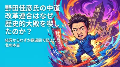 野田佳彦氏の中道改革連合はなぜ歴史的大敗を喫したのか？結党からわずか数週間で起きた敗北の本当の理由