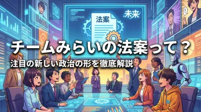 チームみらいの法案って？注目の新しい政治の形を徹底解説