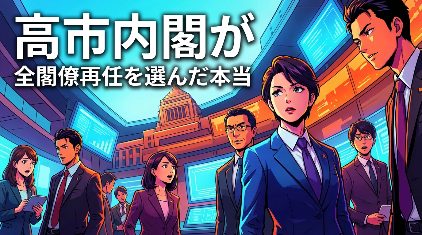 高市内閣が全閣僚再任を選んだ本当の理由は？異例の人事に隠された戦略を整理