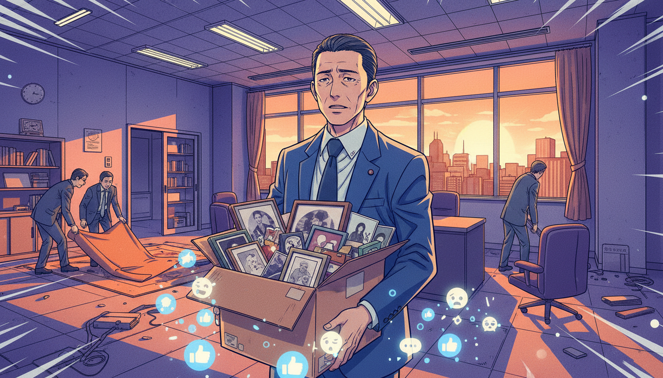 安住淳さんの落選と議員会館撤収の経緯