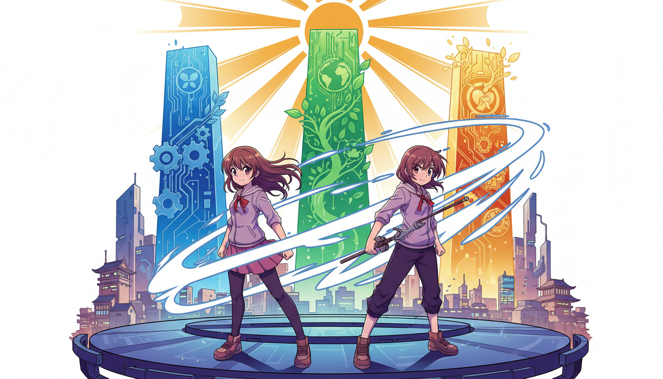 チームみらいのマニフェストは「未来」と「今」の両方を見据えた3つの柱